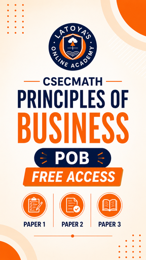 CSEC Principles of Business (POB) – Past Papers Access
