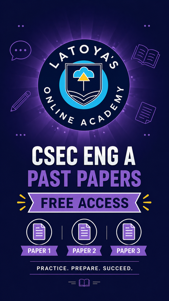 CSEC Eng A Past Papers ( Free Access) | latoyasonlineacademy